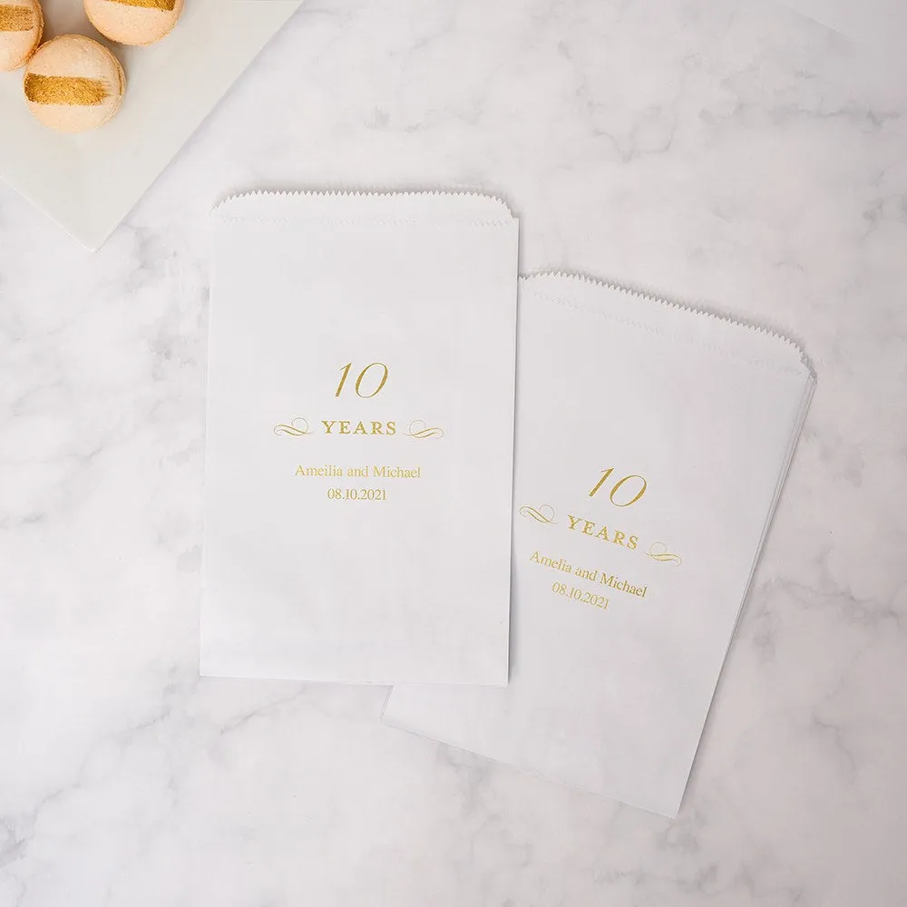 10 YEARS FLAT POCKET STYLE GOODIE BAG