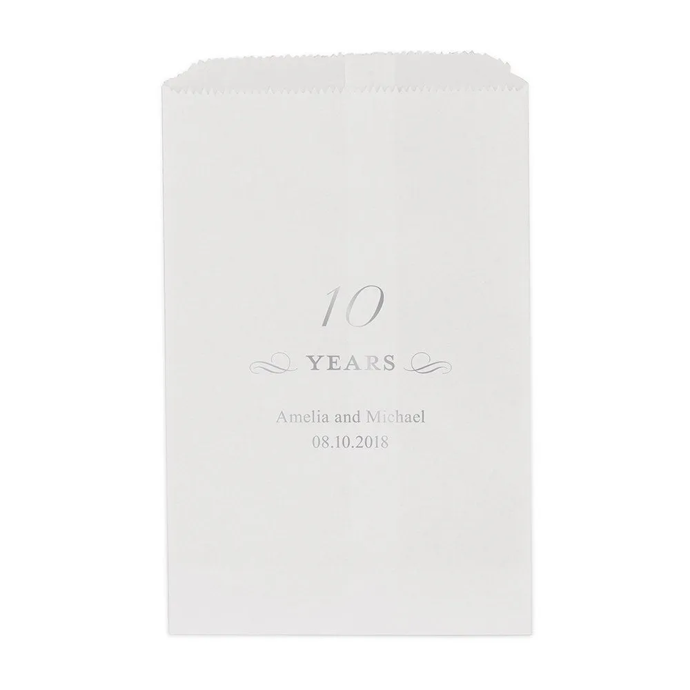 10 YEARS FLAT POCKET STYLE GOODIE BAG
