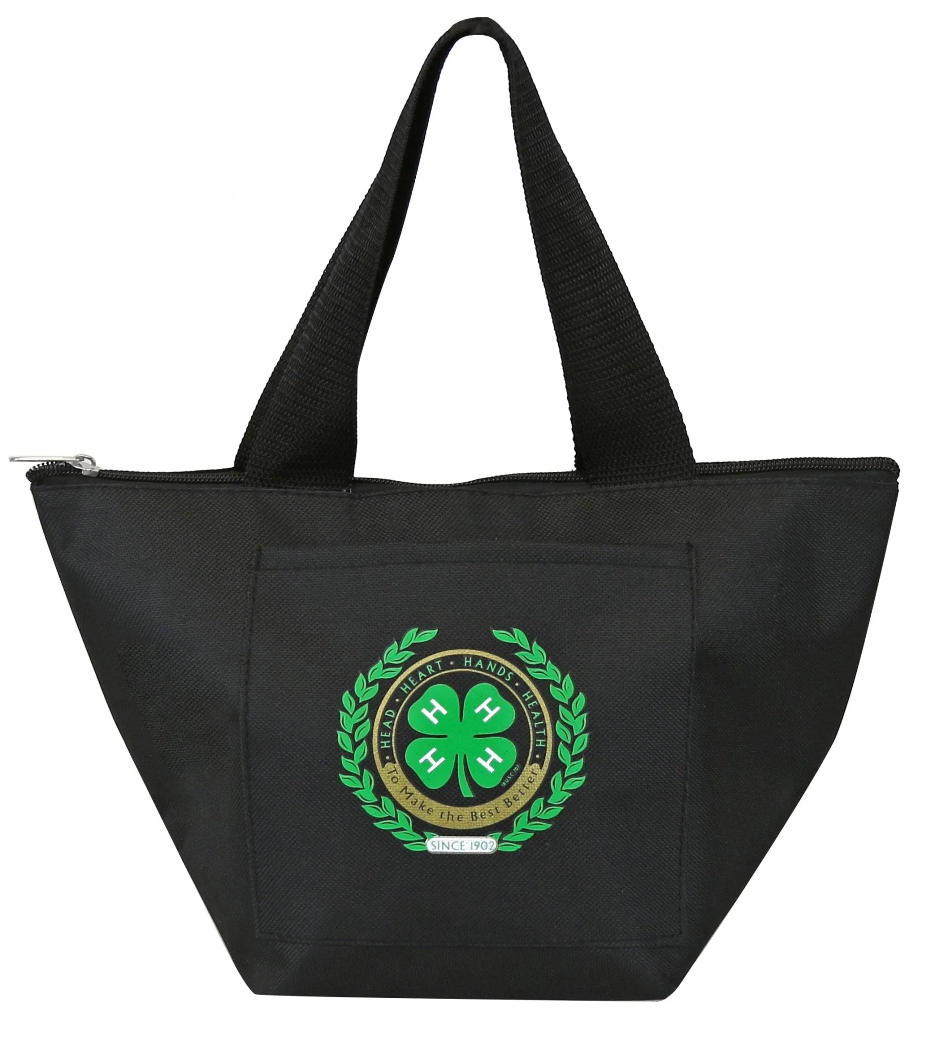 4-H Since 1902 Clover Wreath Zippered Lunch Bag