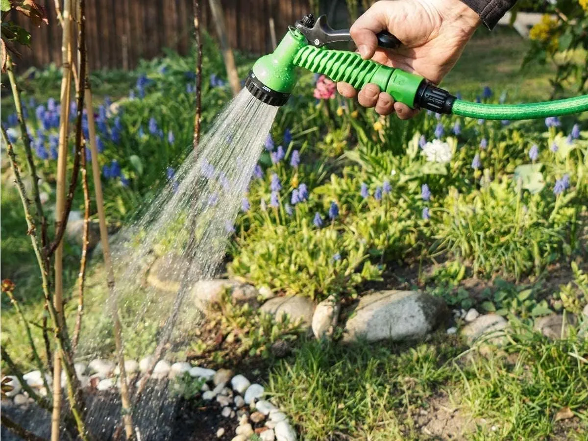 60M Expandable And Contractible Garden Hose -Green
