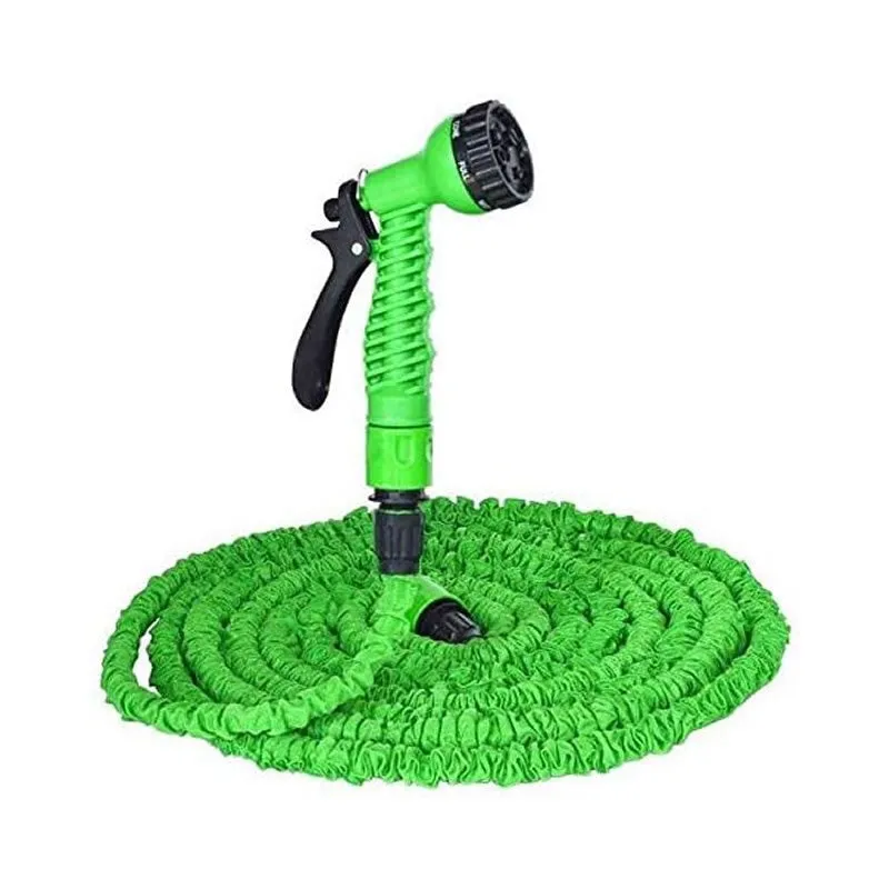 60M Expandable And Contractible Garden Hose -Green