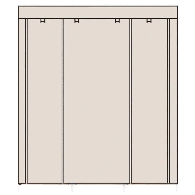 69" Portable Clothes Closet Non-Woven Fabric