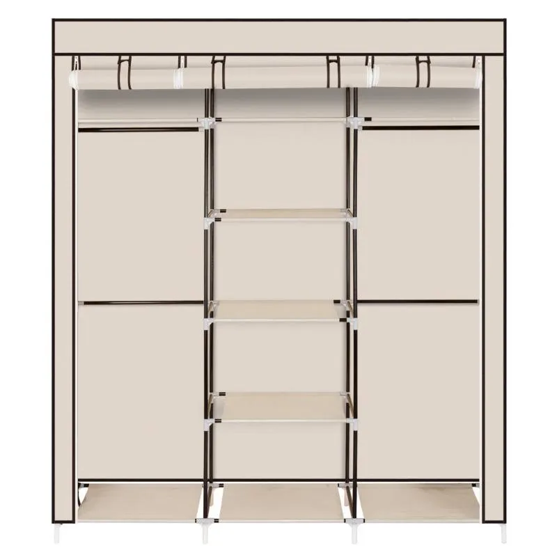 69" Portable Clothes Closet Non-Woven Fabric