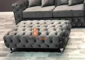 Ariel Chesterfield Coffee Table Footstool