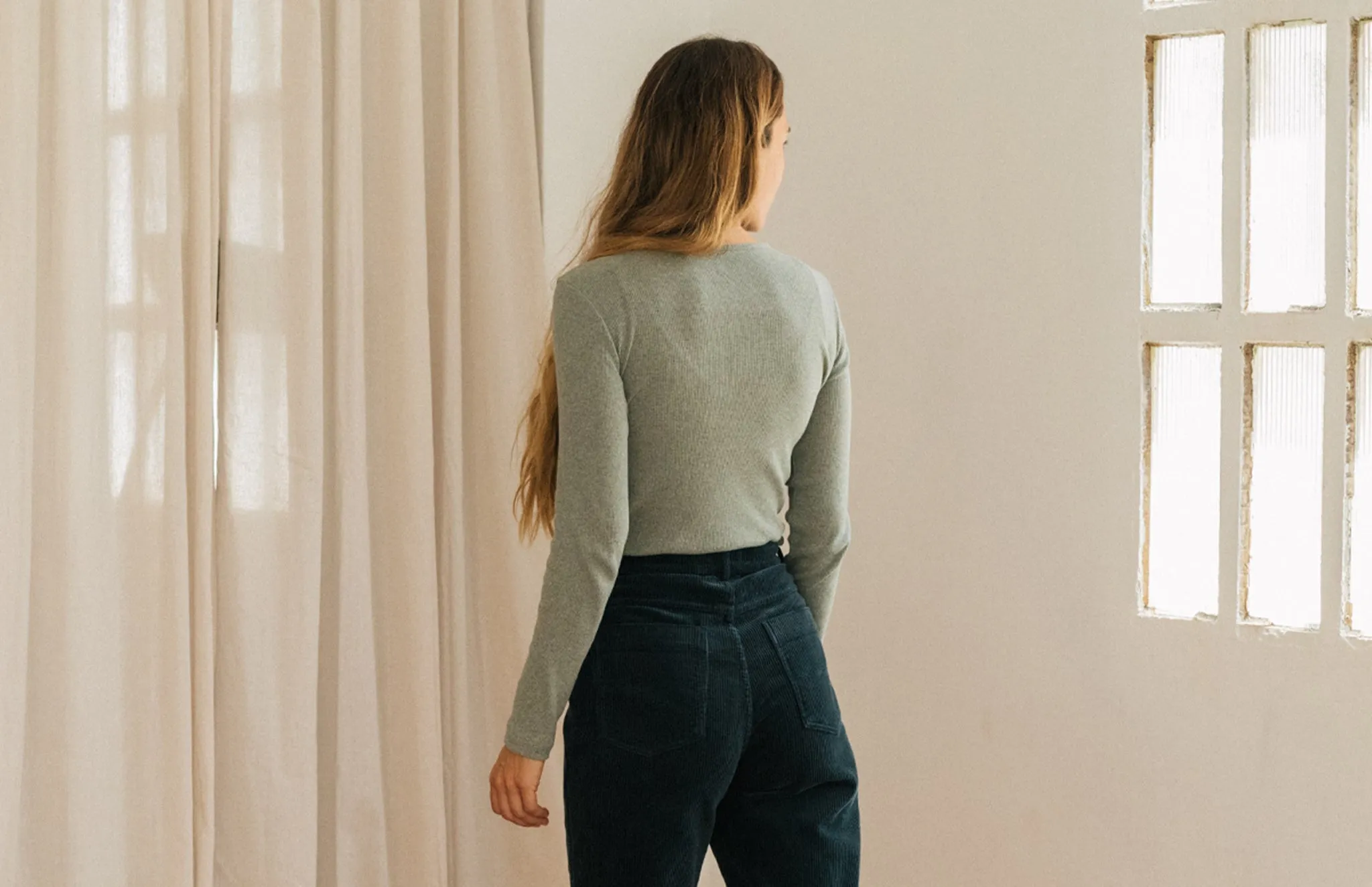 Arran Longsleeve Sage Green