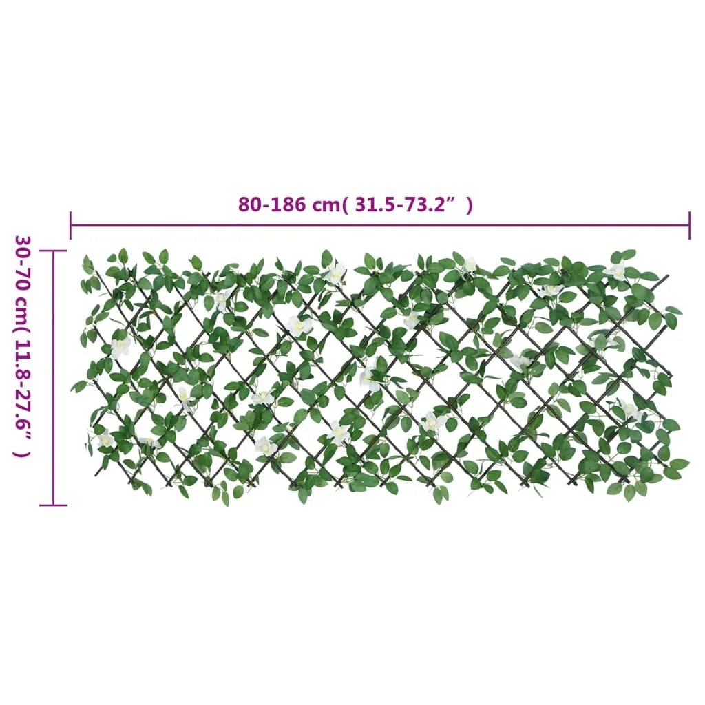 Artificial Ivy Trellis Expandable Green 186x30 cm