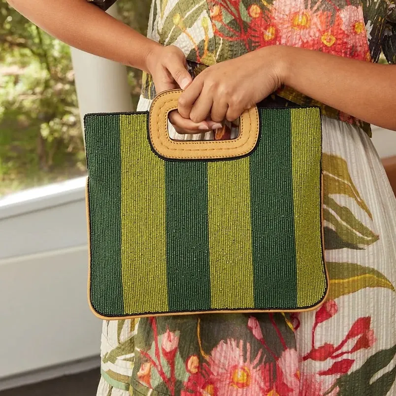 Beaded Clutch in Daisy Field - Nancybird