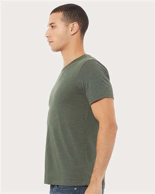 BELLA   CANVAS Triblend Tee 3413 Military Green Triblend