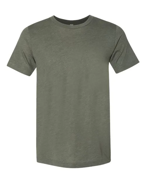 BELLA   CANVAS Triblend Tee 3413 Military Green Triblend