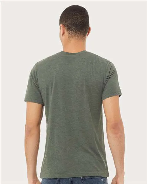 BELLA   CANVAS Triblend Tee 3413 Military Green Triblend