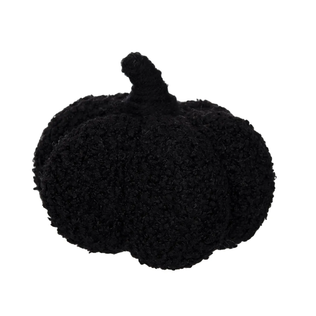 Black Sherpa Pumpkin Figurine