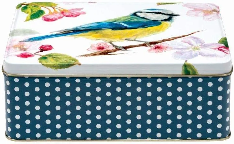 Blue Tit Design Storage Tin