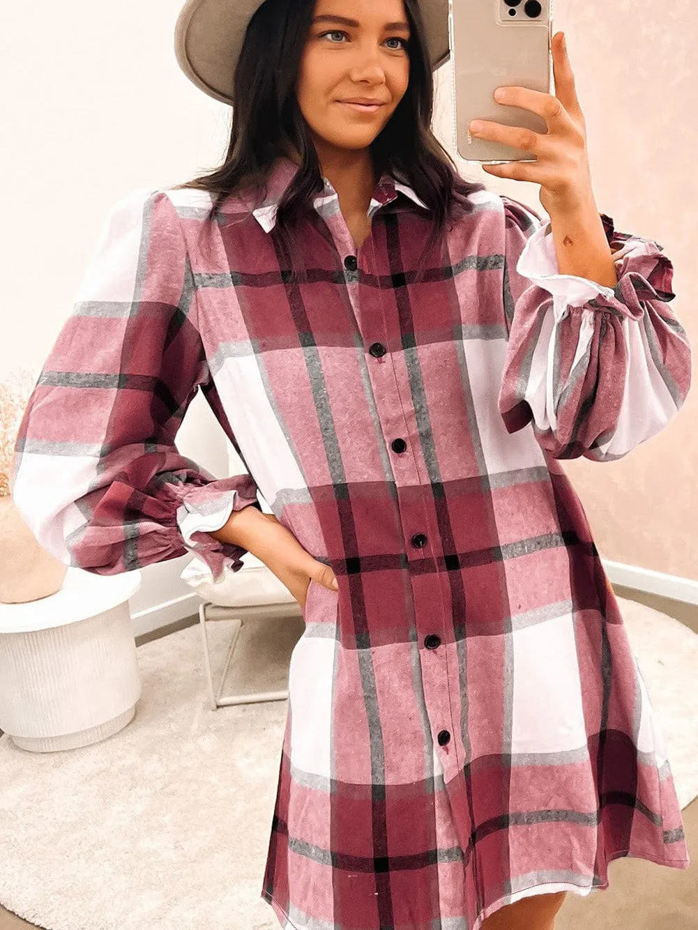 Boho Aztec Print Bat Sleeve Plus Size Cardigan