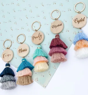 Boho Tassel Keyring