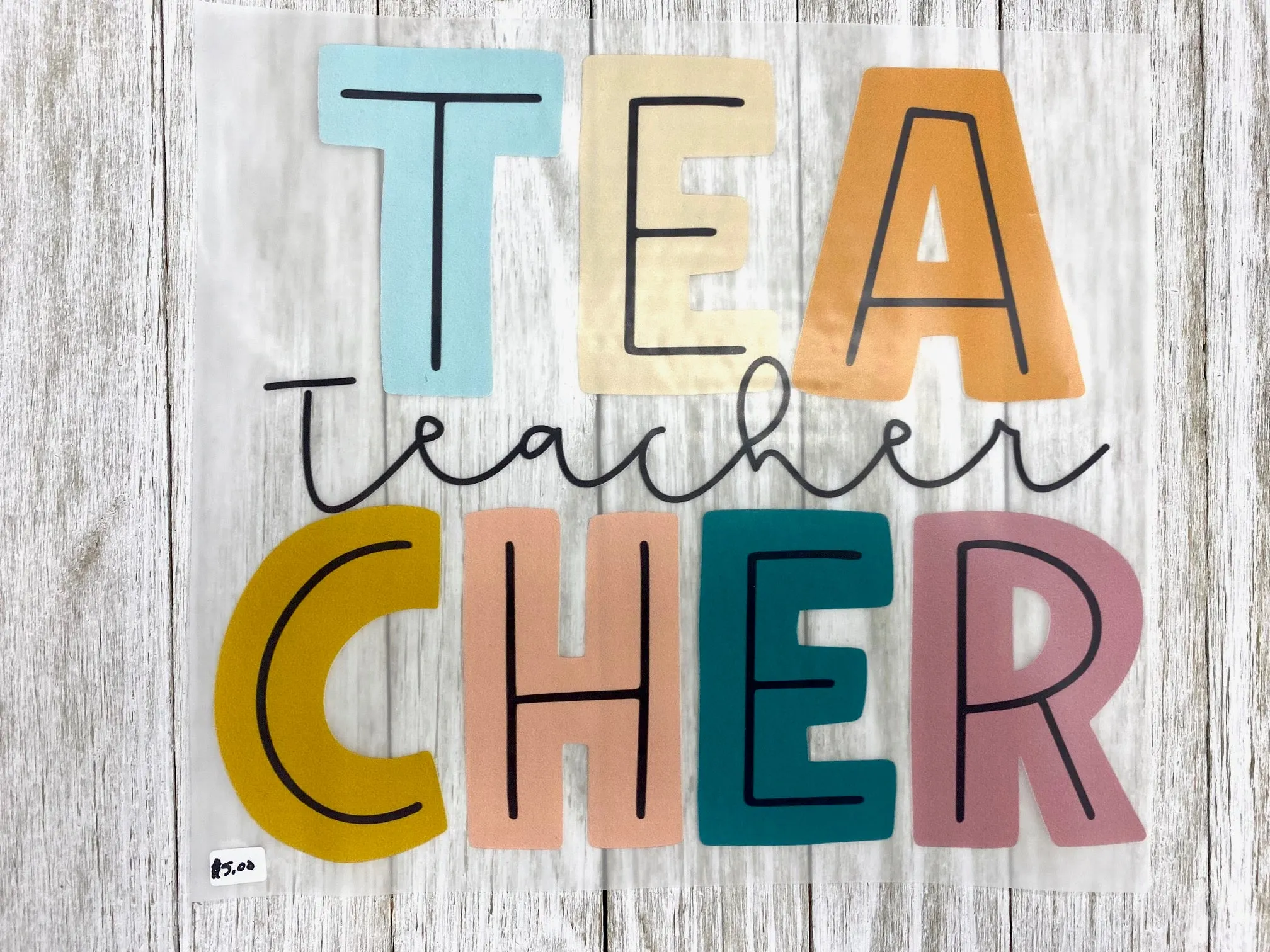 Boho Teacher DTF Transfer