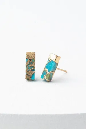 Brayden Turquoise Studs