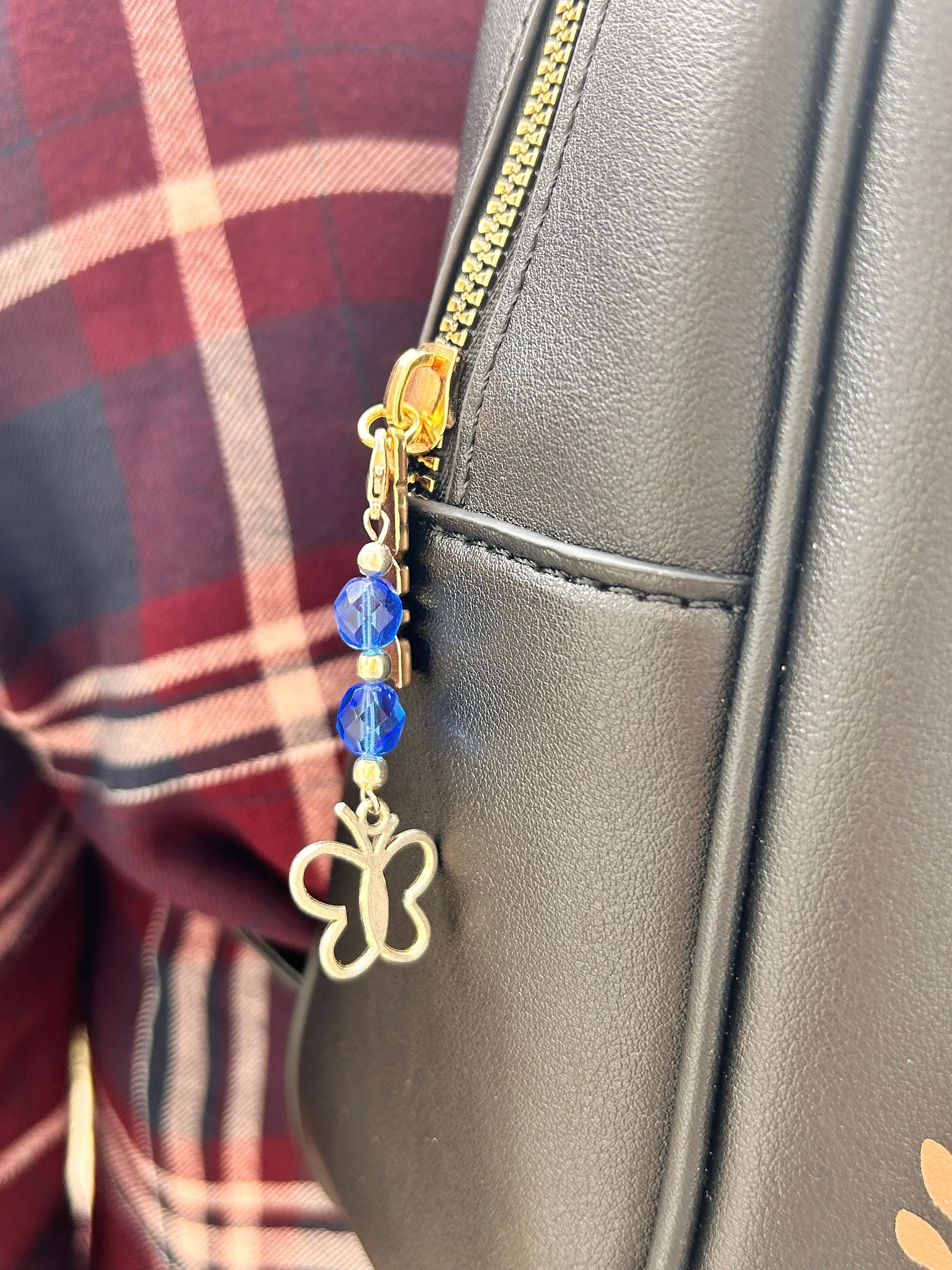 Butterfly Clip Bag Charms
