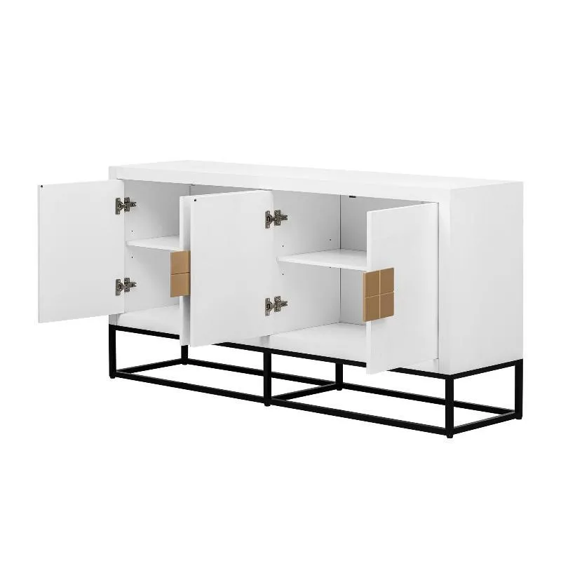 Cabinet with Unique Support Legs and Adjustable