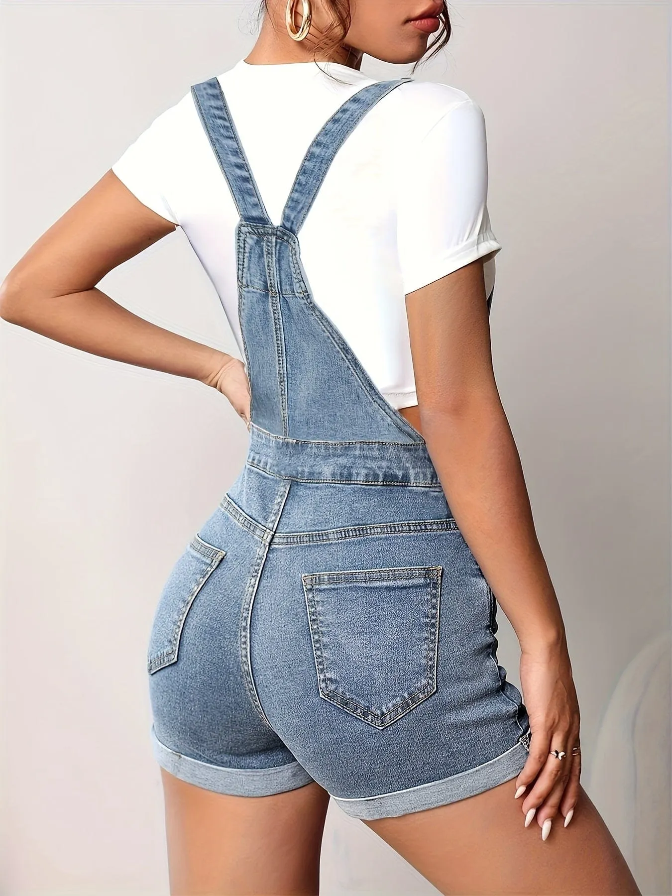 Casual Everyday Denim Jumpsuit