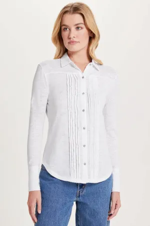 Charlize Pintuck Shirt