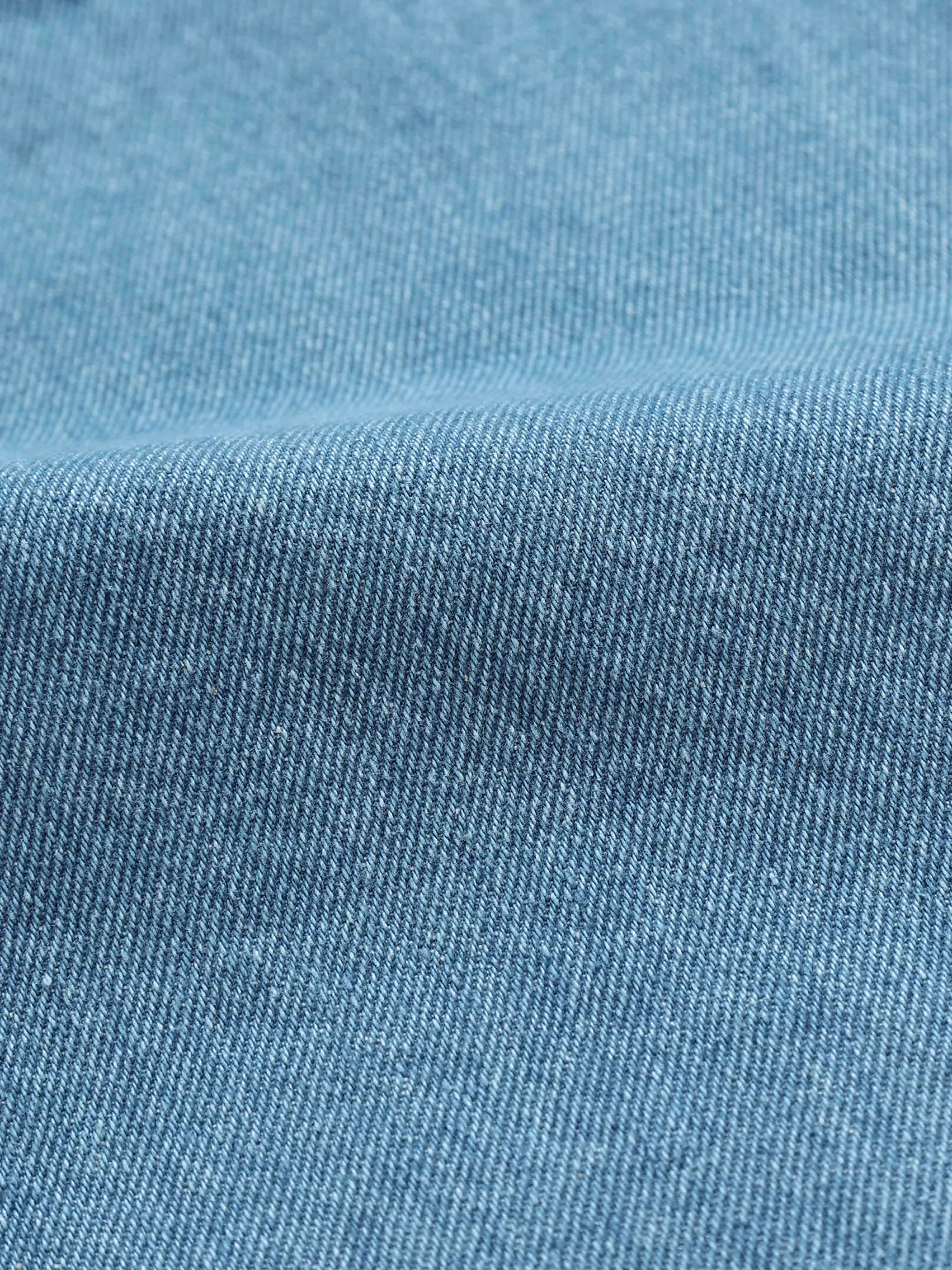 Contrast Relaxed Mid Blue Denim