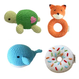 Crocheted Baby Rattle