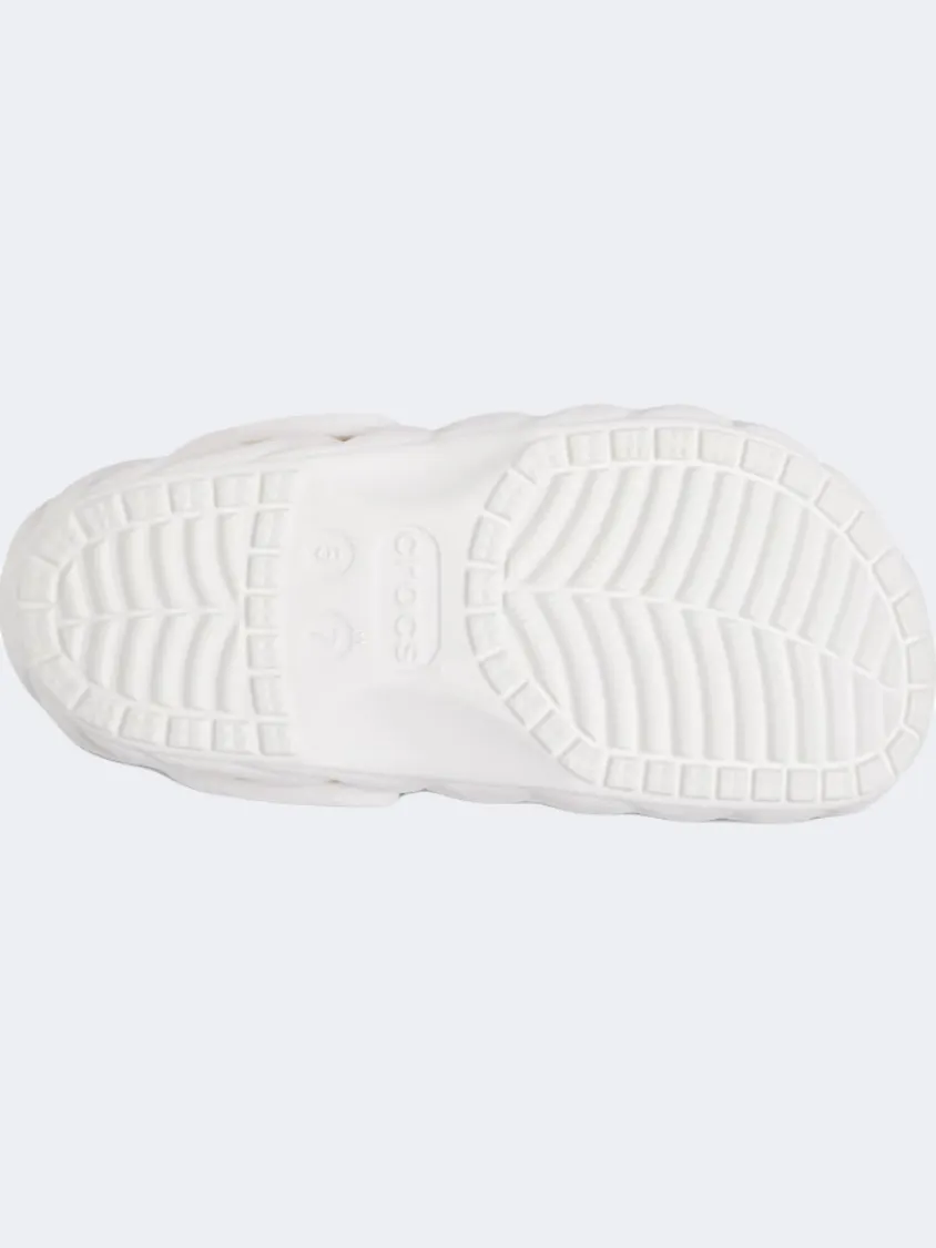 Crocs Classic Lined Puffer Clog Unisex Lifestyle Slippers White