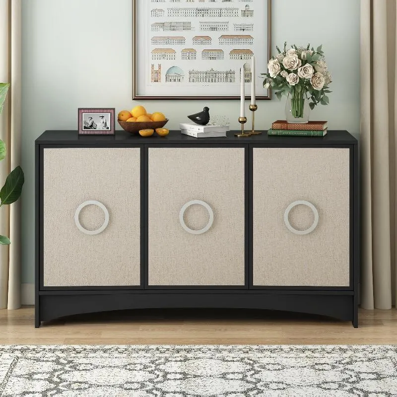 Curved Design Storage Cabinet
