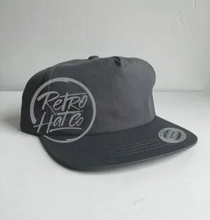 Dark Gray Classic Snapback (no rope)