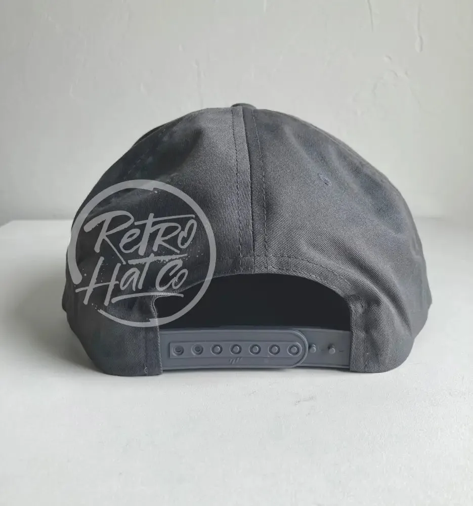 Dark Gray Classic Snapback (no rope)
