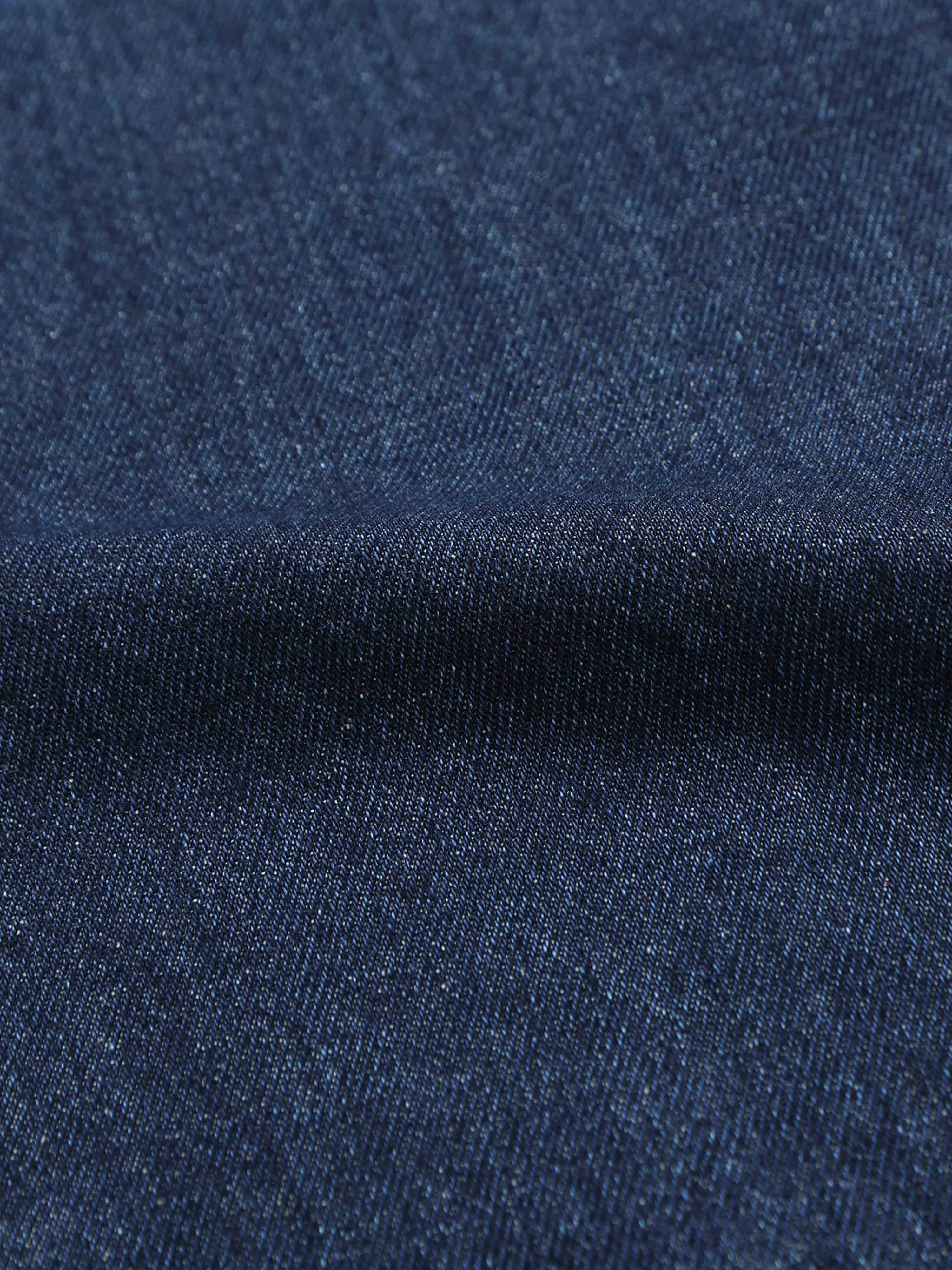 Duca Relaxed Dark Blue Pleated Denim