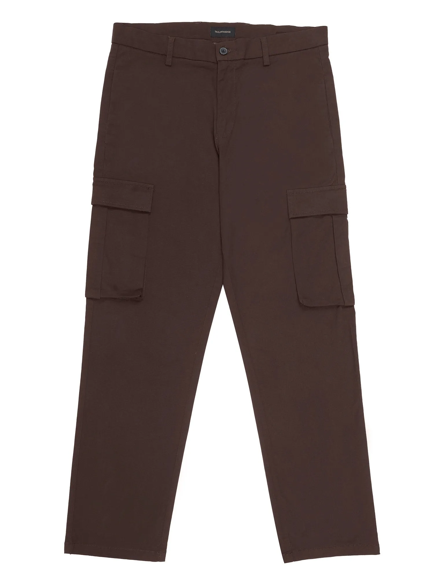 Finest Twill Brown Baggy Fit Cargo