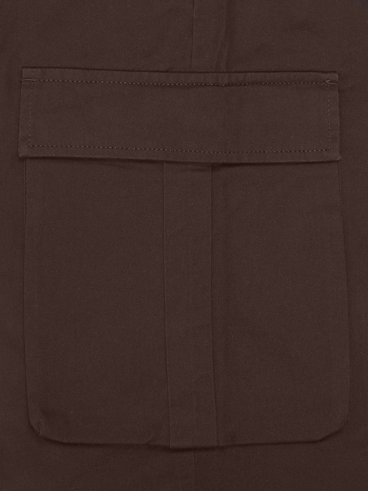Finest Twill Brown Baggy Fit Cargo