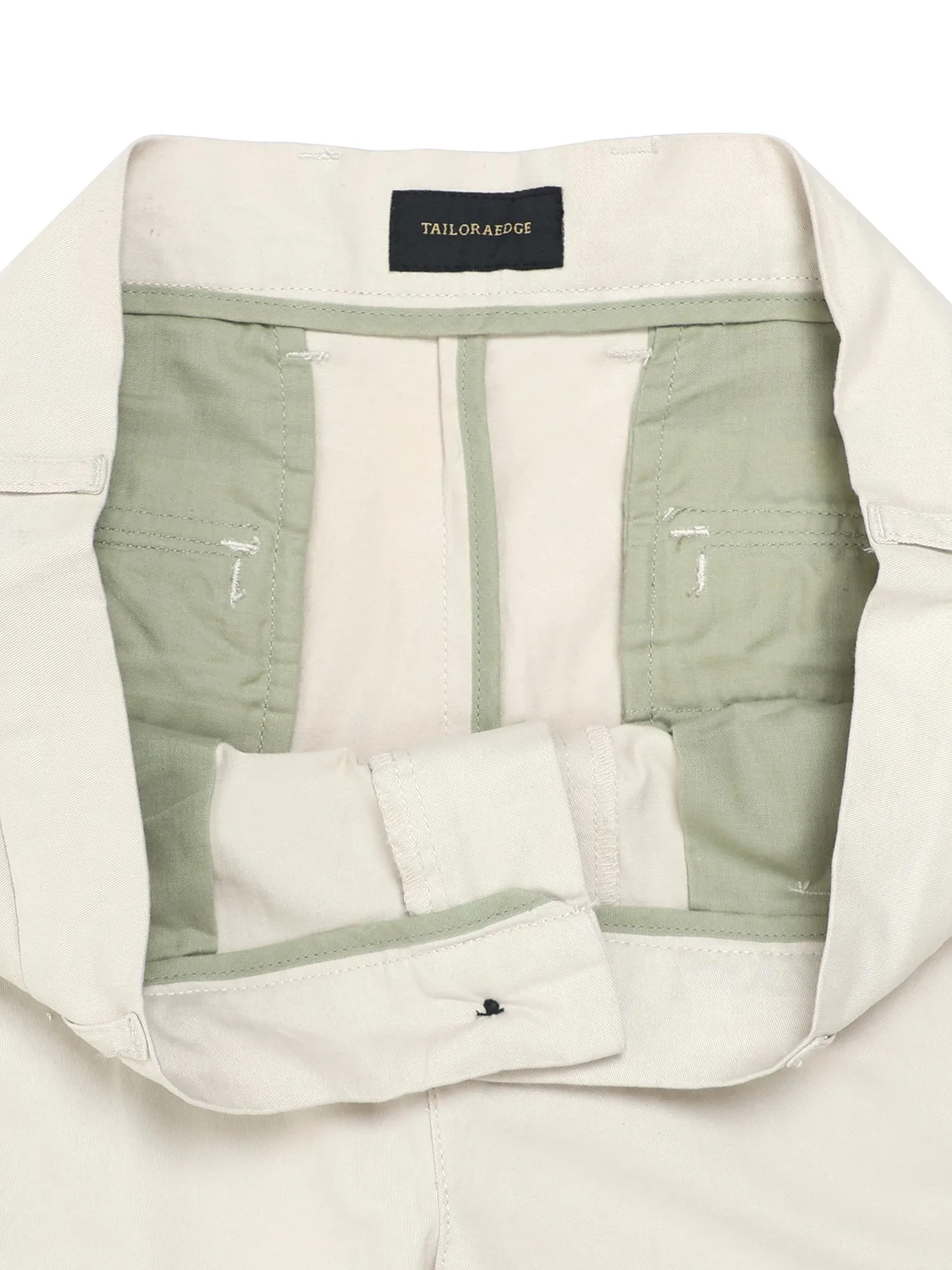 Finest Twill Cream Baggy Fit Cargo