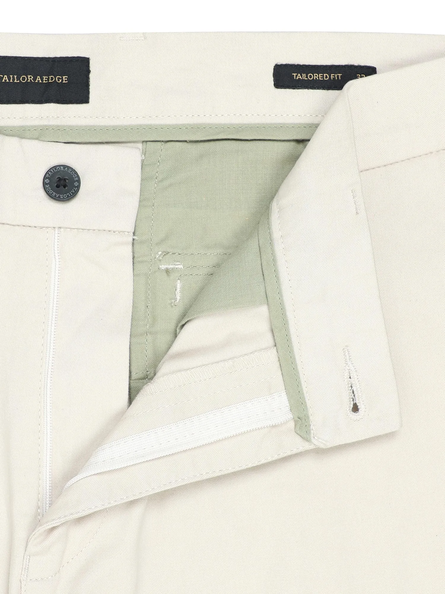 Finest Twill Cream Baggy Fit Cargo