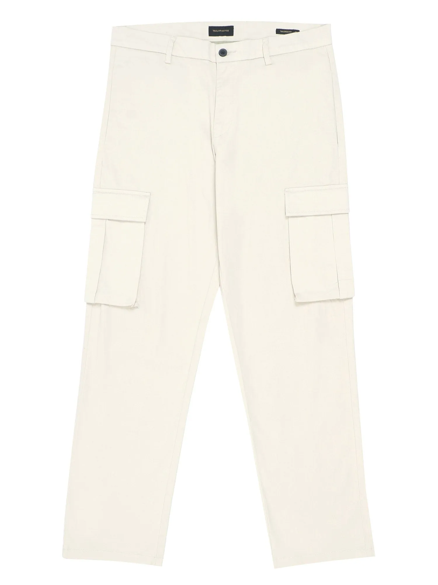 Finest Twill Cream Baggy Fit Cargo