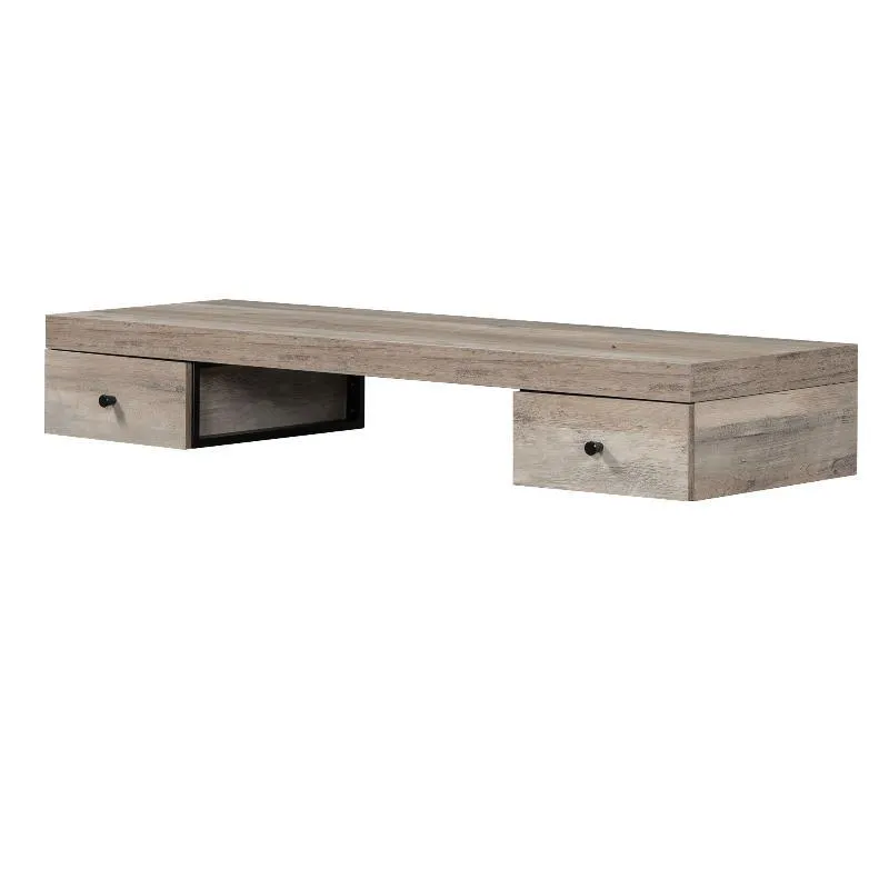 Floating Vanity Shelf with Drawers