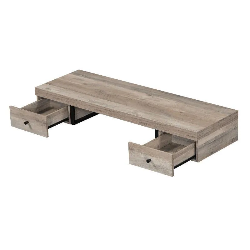 Floating Vanity Shelf with Drawers