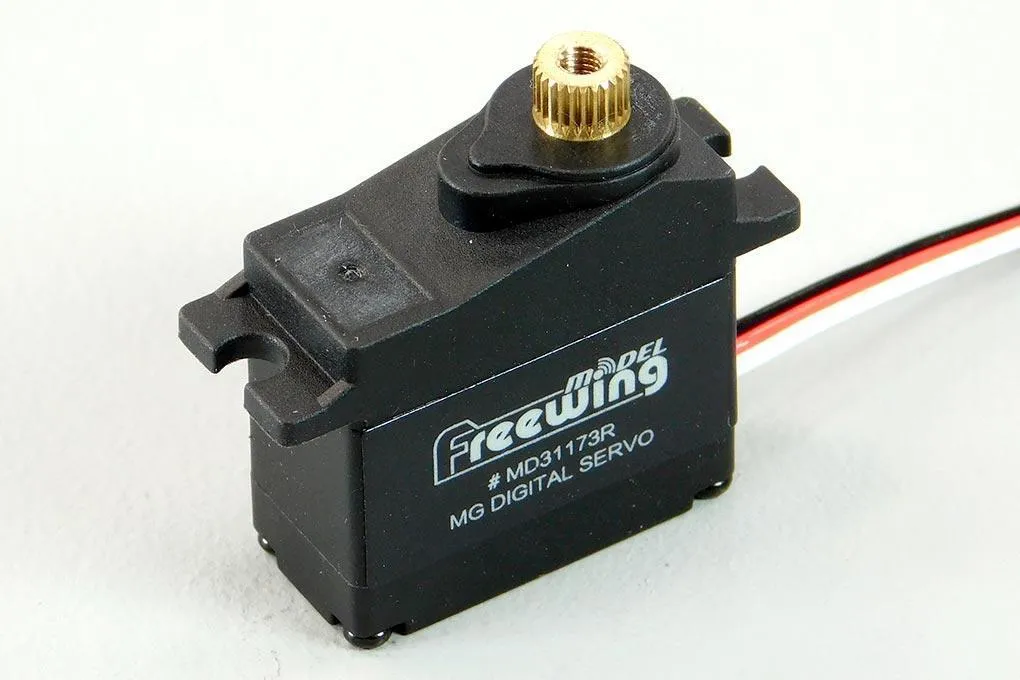 Freewing 17g Digital Hybrid Metal Gear Reverse Servo with 100mm (4") Lead