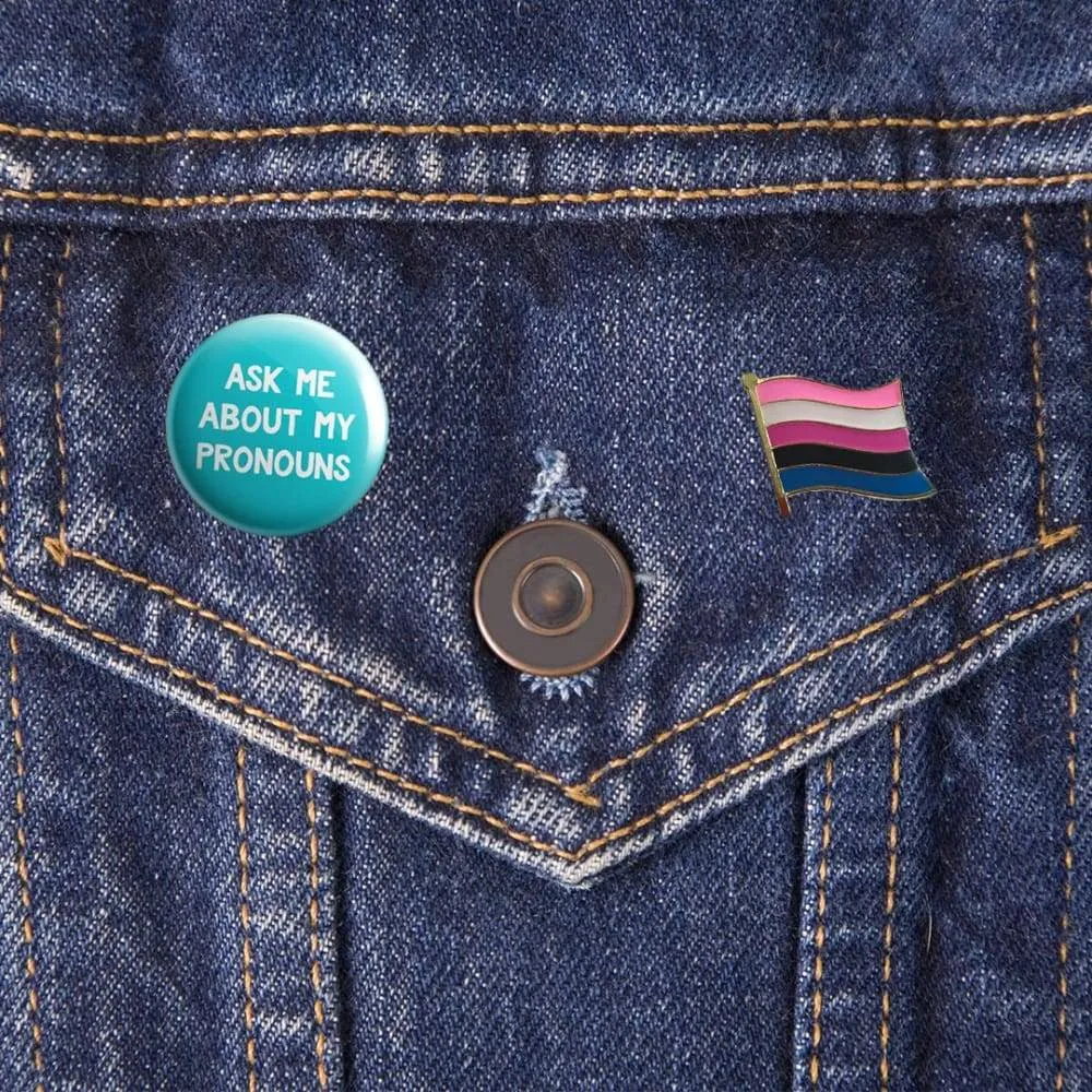 Genderfluid Flag Pin