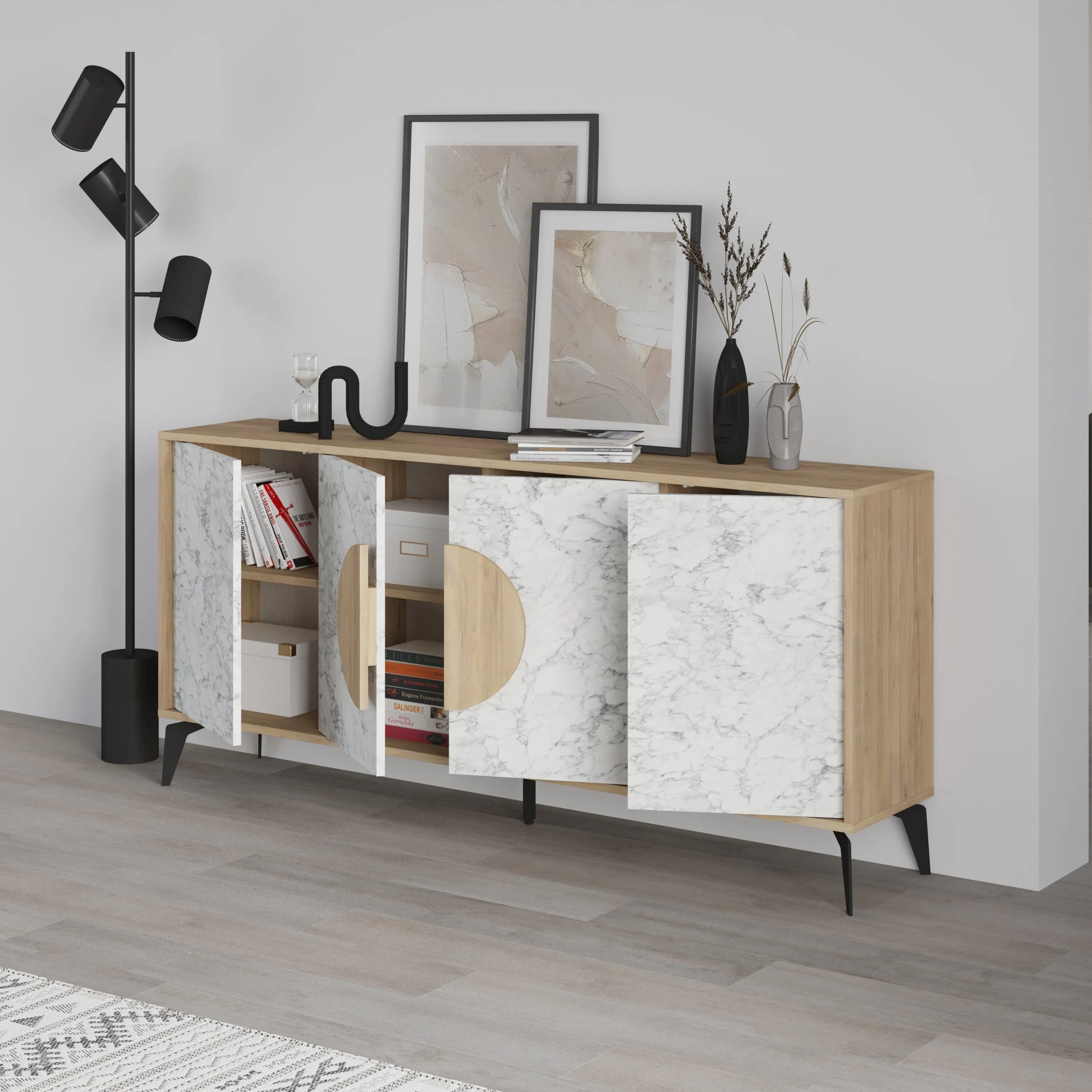 Gora Console Sideboard Display Unit 180Cm