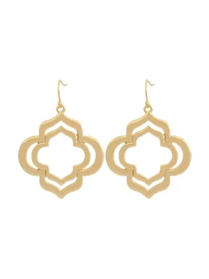 GxG COLLECTIVE OLIVE MOROCCAN EARRINGS