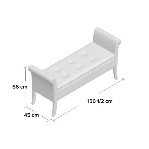 Handmade Exclusive Modern Design Wooden Bench with Storage (Walnut Legs)