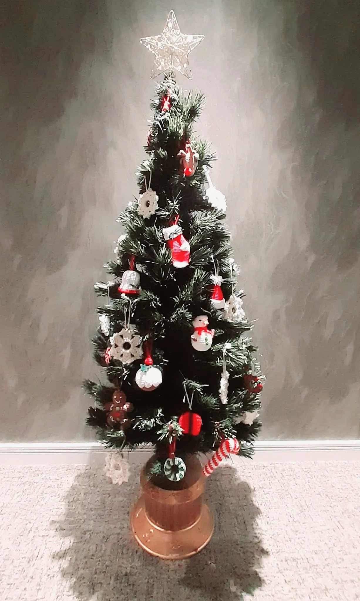 Handmade Macrame Christmas Ornament - Pack of 3 - Christmas Wreath