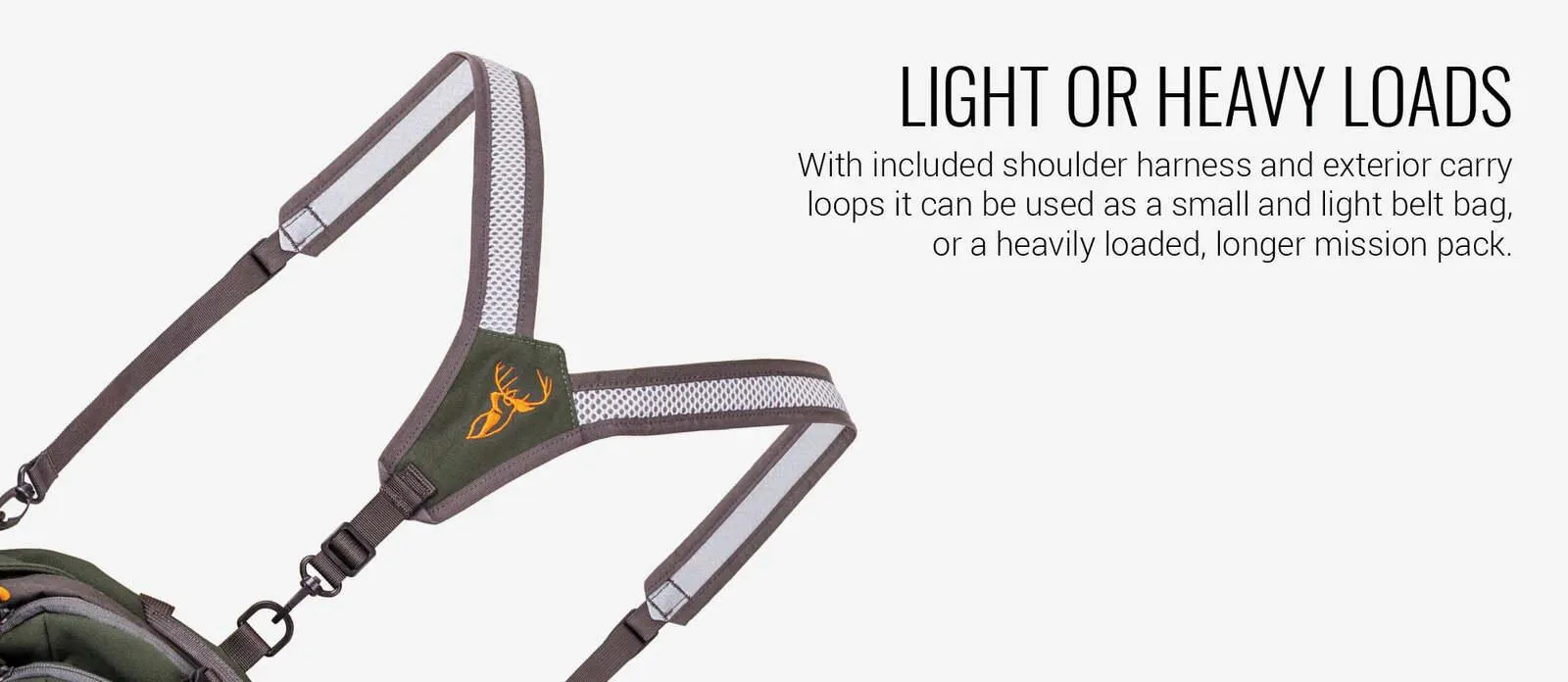HUNTERS ELEMENT DIVIDE BELT BAG FOREST GREEN
