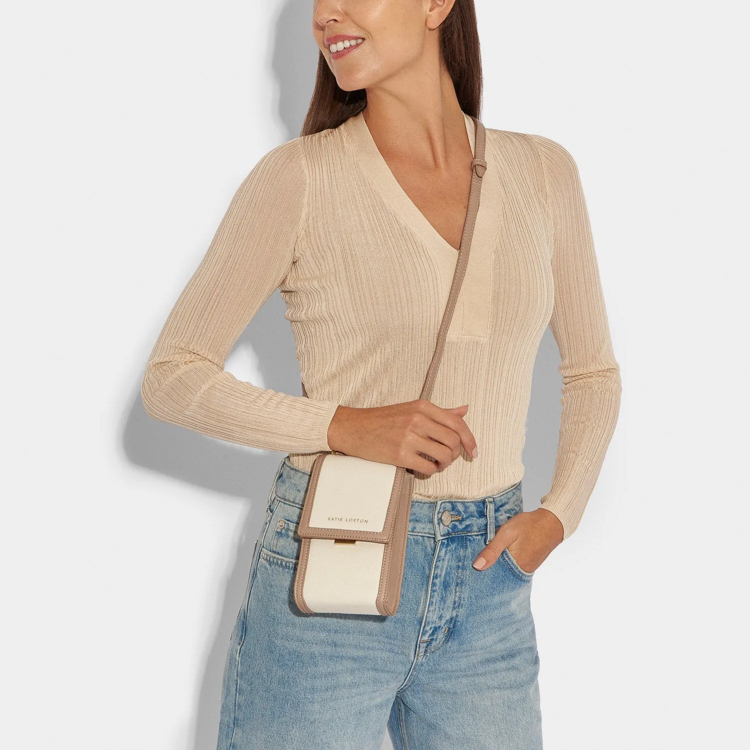 Katie Loxton Amalfi Canvas Cell Bag