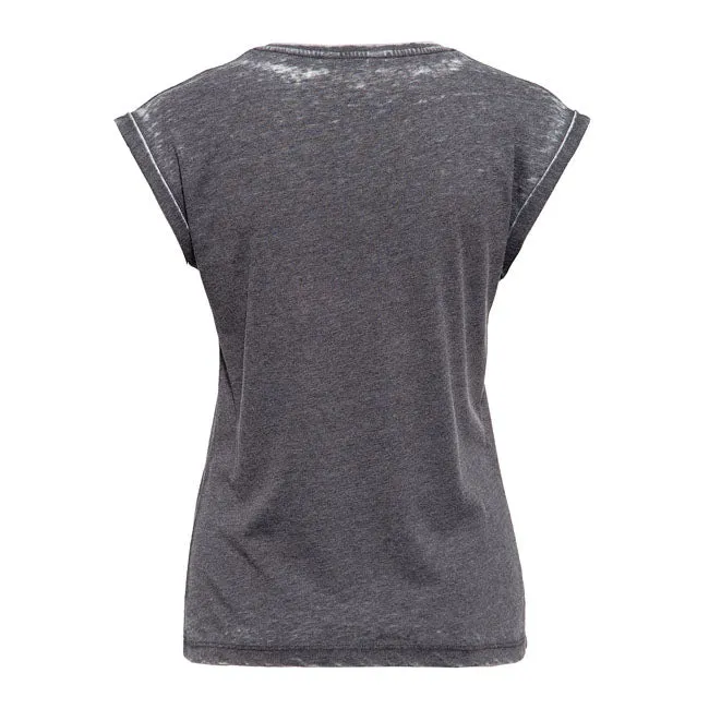 King Kerosin Queen Kerosin Rebel Queens Ladies Shirt Anthracite