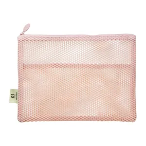 Light Pink Mesh Pouch A5