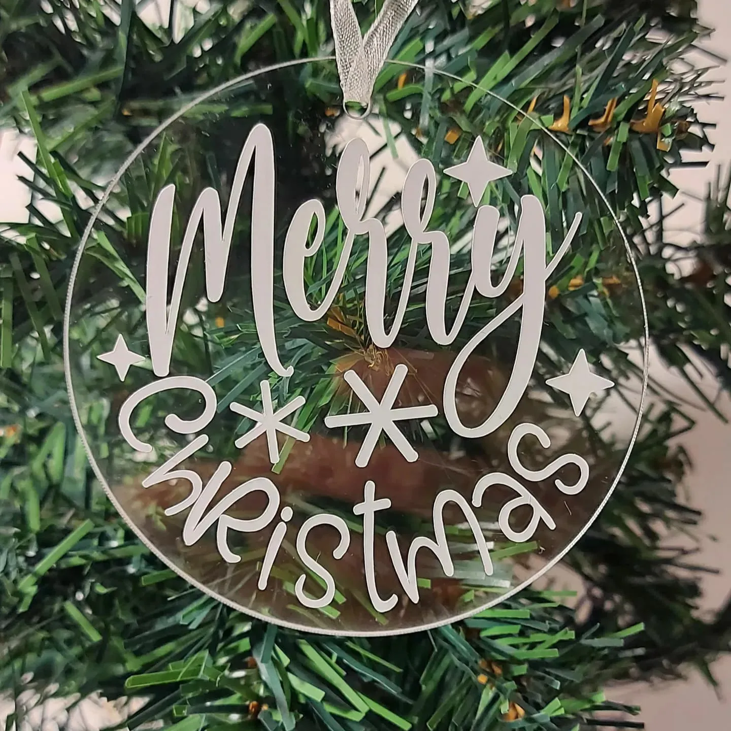 Liz's Custom Creations, Acrylic & Wood Christmas Ornaments