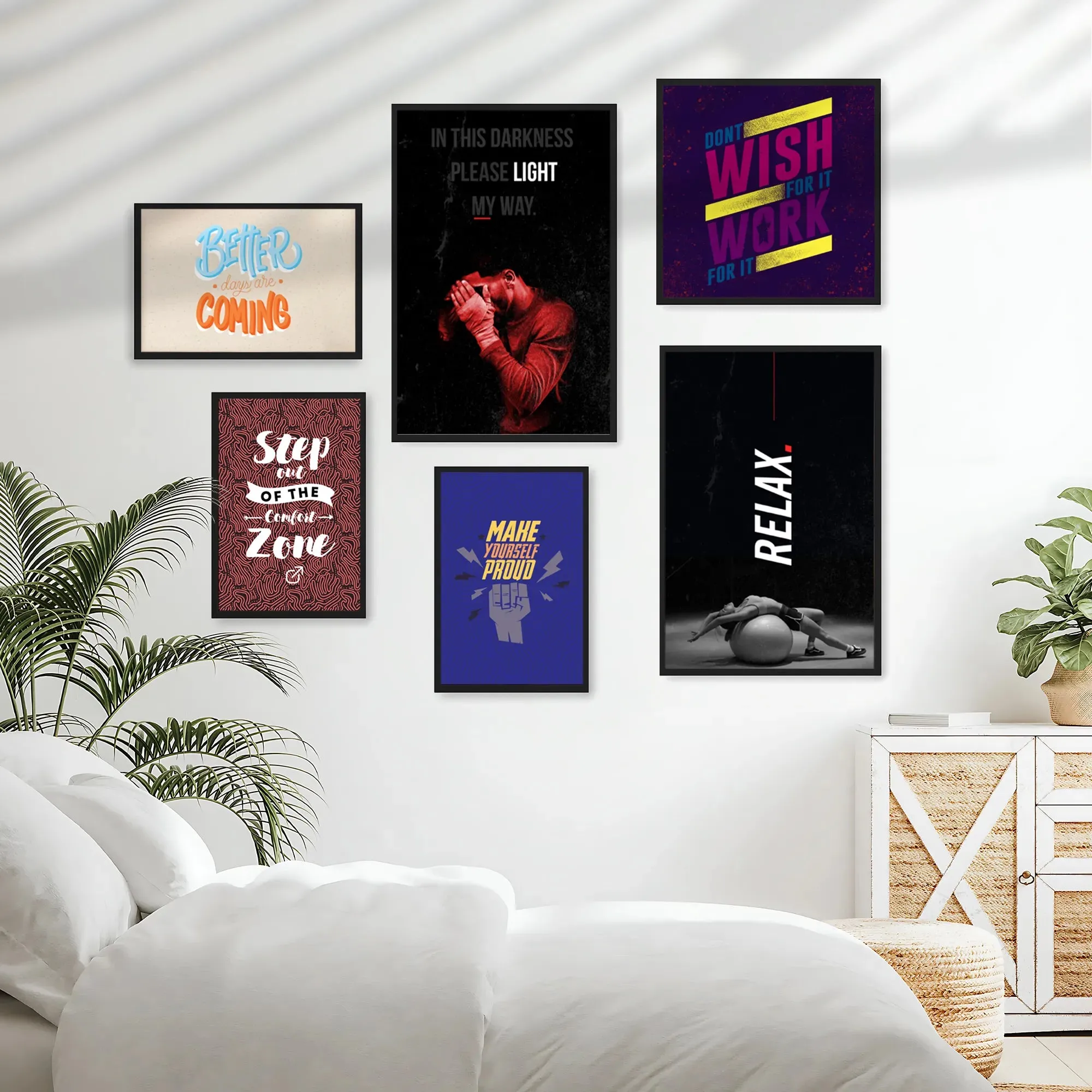 Make Yourself Proud Motivational Quote- Set of 6